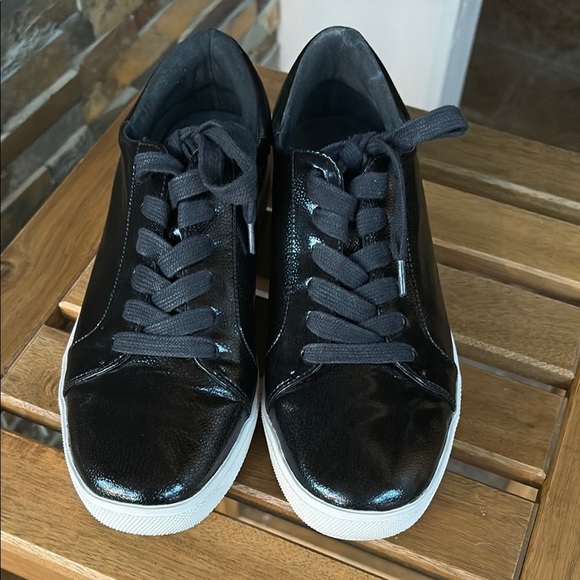 Katy Perry Collections “The Rizzo” Black Leather Sneakers Women’s 9M - Picture 4 of 7